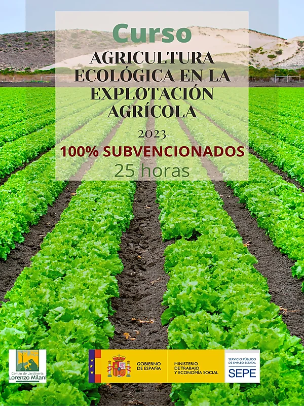 Agricultura ecológica en la explotación agrícola